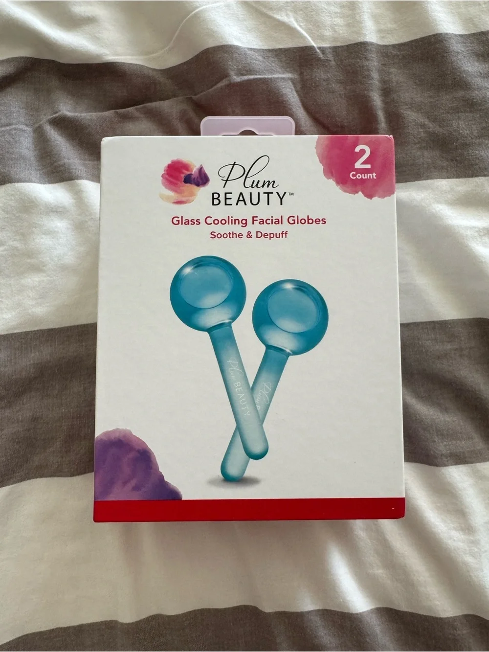 Glass Cooling Facial Globes — Blue (2 Count)